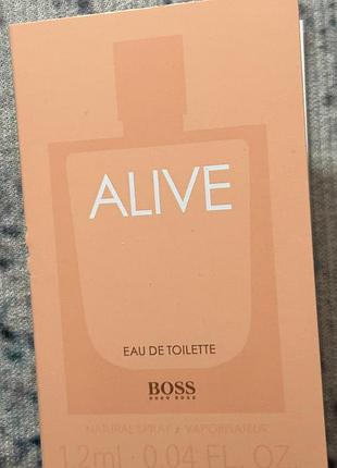 Hugo boss  alive