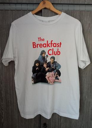 Футболка з принтом the breakfast club.