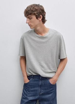 Чоловіча футболка massimo dutti з льону