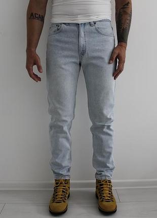 Вінтажні джинси levi’s 505 красивого блакитного кольору