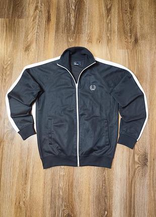 Олімпійка fred perry / кофта на блискавці / спортивна кофта - розмір l
