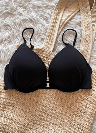 Чорний ліф бюстгальтер з супер пуш апом h&m 🖤