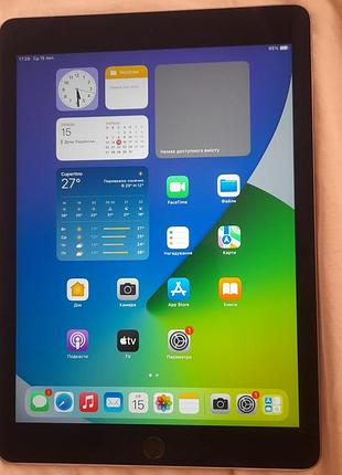 Планшет apple ipad air 2 16gb wi-fi (a1566) touch id работает, акб 81%