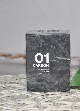 Новый фирменный мужской парфюм 01 carbon for him house оригинал 50 мл