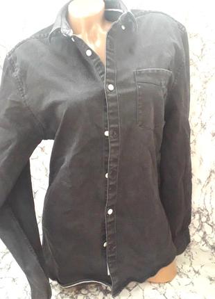 Мужская джинсовая рубашка