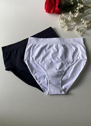 2 шт комплект високих еластичних трусиків primark