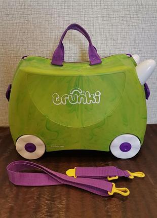 Trunki толокар дитячий маленький ручная кладь детский чемодан валіза транкі трункі