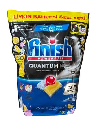 Таблетки finish quantum max для посудомоечных машин 50 шт 5033