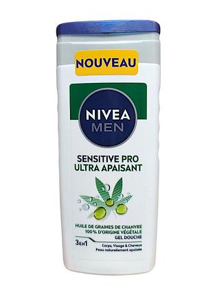 Гель для душу nivea sensitive pro чоловічий 250 мл 2518