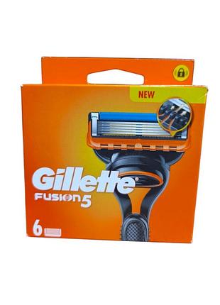 Картриджи gillette fusion 5 6 шт. 9479