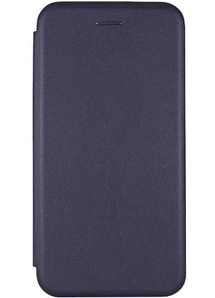Чохол книжка premium для tecno spark go 2024 (bg6) на магніті з підставкою темно-синій