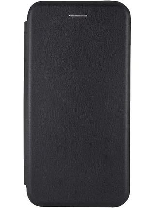 Чехол книжка premium для infinix hot 60 pro на магните с подставкой черный