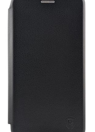 Чохол-книжка premium для apple iphone 12 pro на магніті з підставкою чорний