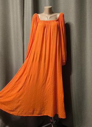 Платье h&amp;m оверсайз длинное бохо
