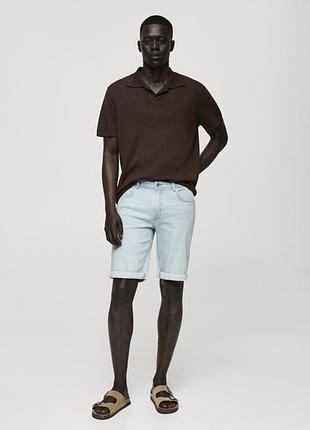 Шорти mango нові чоловічі slim fit останні розміри