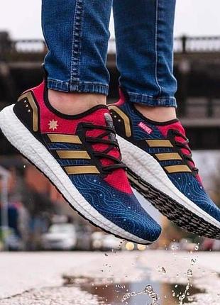 Новые кроссовки adidas speedfactory am4cm x captain marvel оригинал 46 2/3