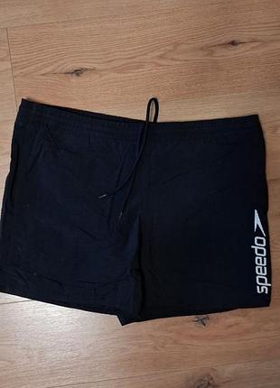 Шорти чоловічі плавальні з сіткою всередині на резинці speedo, розмір xl - 2xl