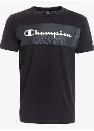Champions s/m оригінал чорна базова футболка