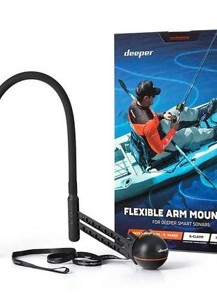 Deeper flexible arm mount 2.0 — гибкое крепление эхолотов deeper к лодке