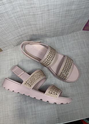 Оригинальные босоножки сандалии на липучке skechers