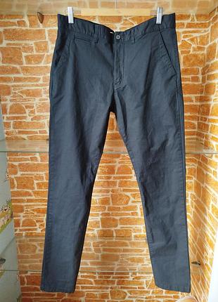Черные джинсы брюки h&amp;m skinny fit 34 размер