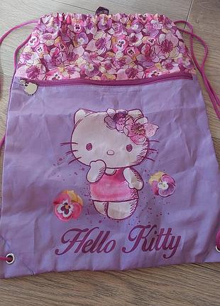 Рюкзак-мешок hello kitty от бренда kite (l3)