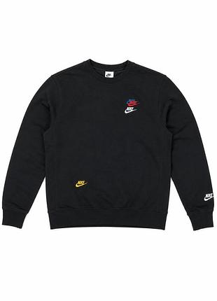 Оригінальний світшот nike sportswear essentials+ multi-logo (розмір m)