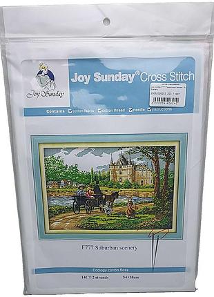 Б/у joy sunday f777 приміський пейзаж / suburban scenery