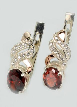 Серебряные серьги
