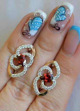 Серебряные серьги 10