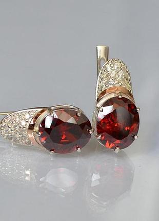 Серебряные серьги 9