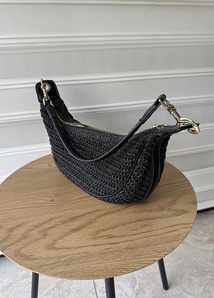 Плетена сумка zara