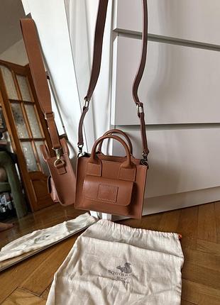 Шкіряна сумочка squirrels bag