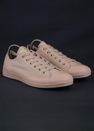 Кеды женские converse chuck taylor all star ox кроссовки текстильные розовые обувь оригинал 38-39 р/25 см vans adidas nike puma reebok