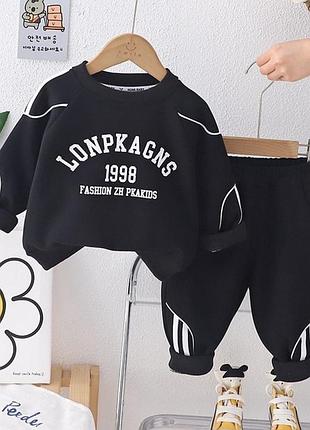 Спортивный костюм мальчику цвет черный