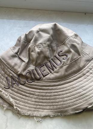 Панама jacquemus le bob artichaut bucket hat