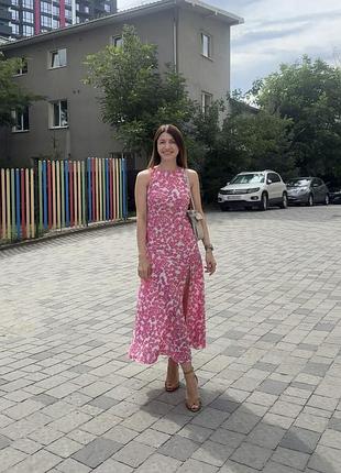 Легка міді сукня з віскози