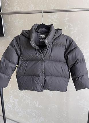 Пухова куртка для дівчинки zara