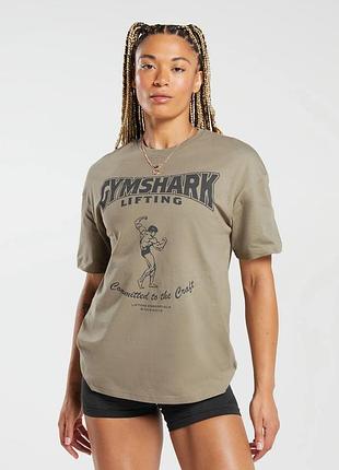 Жіноча футболка gymshark committed to the craft oversized t-shirt s