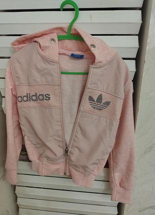 Кофта для девочки adidas 110-116 размер