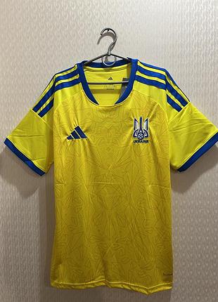 Нова футболка збірної україни адідас домашня футбольна форма adidas жовта україна ukraine