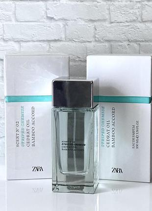 Парфумована вода zara scent nº 02 striped chemise 0120/970/999