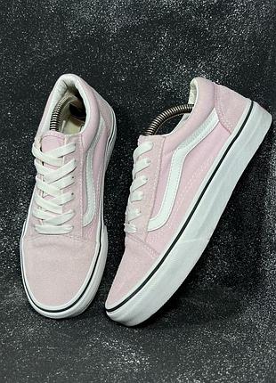 Рожеві жіночі класичні кеди vans old skool