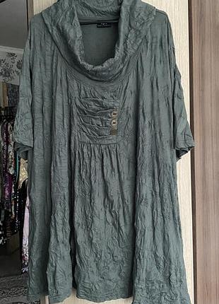 Блузка  bonprix 56/58 мʼятий ефект, хомут