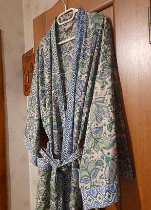 Халат жіночий кімоно бавовна s-xl