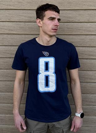 Футболка nike nfl tennessee titans marcus mariota №8 m оригінал америка