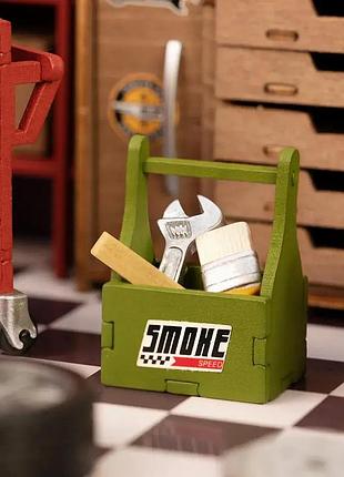 Конструктор 3d мини-домик robotime rolife garage workshop dg165 3