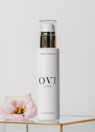 Очищающий гель для лица ovi line collagen supreme, 150 мл