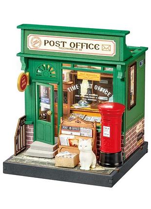 Конструктор 3d мини-домик robotime rolife century post office ds037