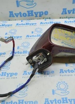 Дзеркало бічне праве lexus ls460 ls600h 07-12 14 пін (01) бордовий колір